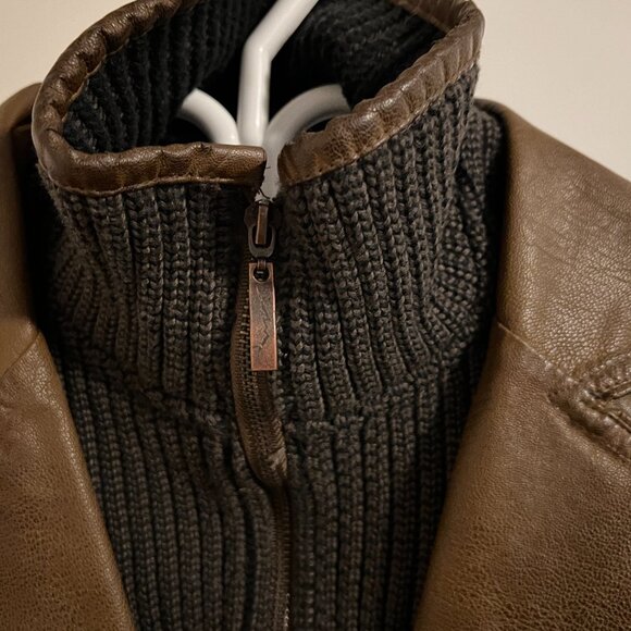 Ladies Montanaco Vegan Leather Bomber Jacket - Picture 1 of 13
